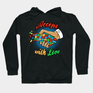 accept with love Hoodie